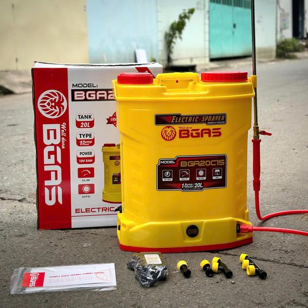 Bình xịt điện 20l 1 bơm model BGA20C1S