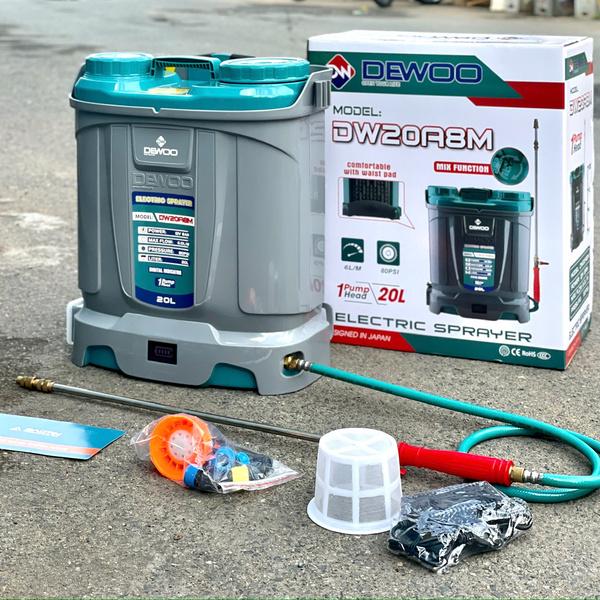 Bình xịt điện 20l 1 bơm có đảo thuốc DW20A8M