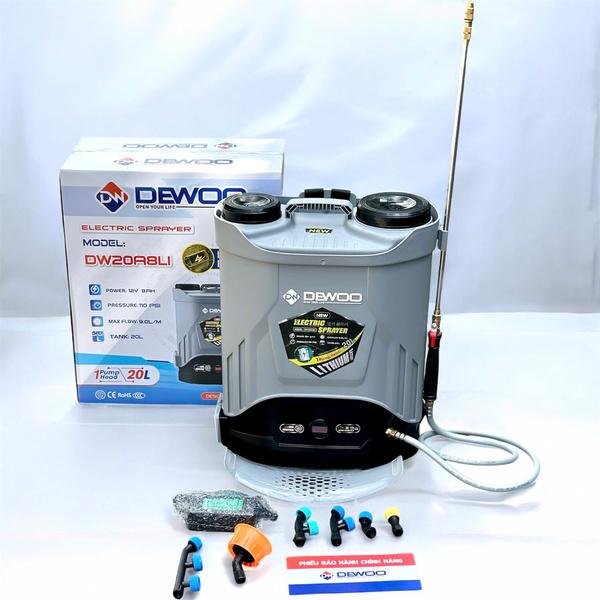 Bình xịt điệ 20l 1 bơm Pin Litium model DW20A8LTU